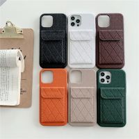 ✌┋ Luxury brand PU leather Phone Case for iphone 14 13 Pro Max 12 11 7 8 Plus X Xs XR SE Unisex Card Holder wallet soft Cover Coque