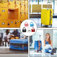 3 Digit Padlock Luggage Lock Heavy Duty Locking Mechanism for Gym File Cabinet Luggage