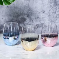 Nordic starry sky glass water cup creative personality glass water cup customized one generation drinking cup