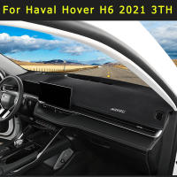 Flannel Anti Slip Anti UV Mat Dashboard Cover Pad Dashmat Carpet For Haval Hover H6 2021 3TH Interior Decoration Accessories