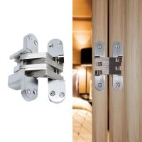 1Pcs Hidden Hinges Invisible Concealed Barrel Cross Door Bearing Wooden Box For Folding Window Furniture Accessories DIY