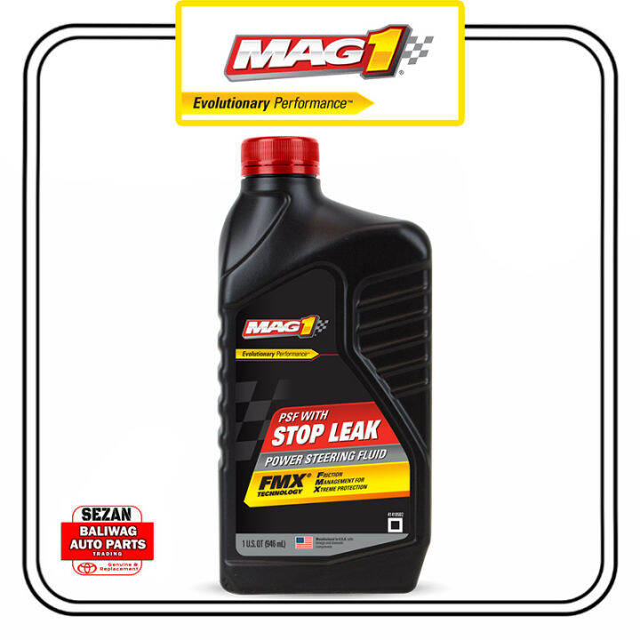 MAG 1 PREMIUM POWER STEERING FLUID WITH STOP LEAK 946 ML 809 Lazada PH