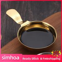 ซอสถั่วเหลือง Simhoa จุ่มชาม Dipping ที่แบ่งเครื่องปรุงรสพร้อมที่จับสำหรับปรุงรสซอสสลัด