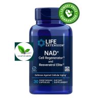 NEW Life extension NAD Cell Regenerator™ and Resveratrol Elite™ / 30 Vegetarian Capsules