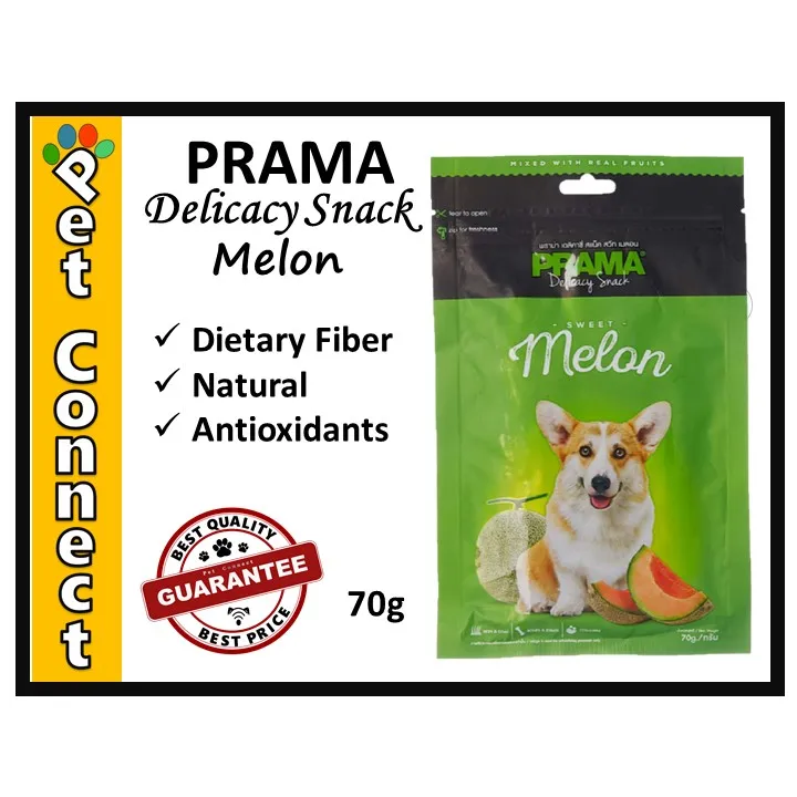 PRAMA MELON Dog Treats for Puppies and Adult Dogs Chicken Chewy Treats
