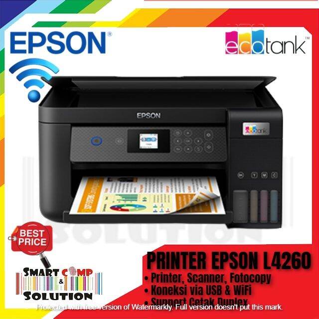 Printer Epson L4260 Print Scan copy A4 Duplex WiFi - Infus Tanki Warna ...