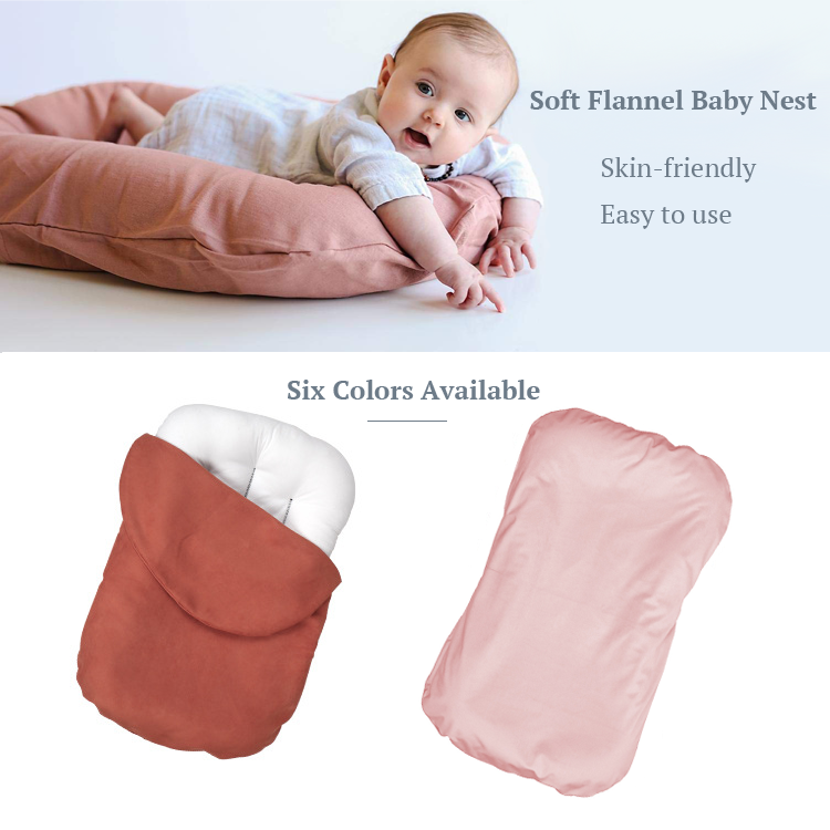 Removable Cover Newborn Cocoon Snuggle Bed Portable Super Soft and Breathable Newborn Infant Bassinet Baby Lounger 
