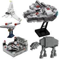 MOC USS Enterprise Spacvier Mini Imperial Shuttle High-Module Intersto.org Fighter Bricks Spot Plan décennie ks Jouets pour enfants Cadeau Nouveau