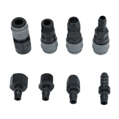 Plastic Steel C Type Pneumatic Fittings PU Tube Quick Connector Self-locking Quick Coupling Accessories Gas Air Pipe Connector Pipe Fittings Accessori