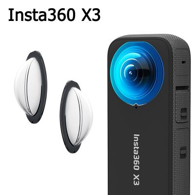 ที่ป้องกันเลนส์สำหรับ Insta360 X3กันรอยขีดข่วนเคสป้องกัน HD สำหรับอุปกรณ์เสริม Insta360หนึ่ง X3กล้องถ่ายภาพพาโนรามา
