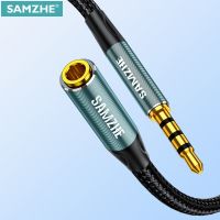 SAMZHE Jack 3.5 mm Audio Extension Cable for Huawei P20 lite Stereo 3.5mm Jack Aux Cable for Headphones Xiaomi Redmi 5 plus PC Cables