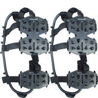 1คู่ M L 24ฟัน Anti-Slip Ice Gripper รองเท้า Boot เดินป่าปีนเขาน้ำแข็งรองเท้าปีนเขา Chain Crampons รองเท้า Cover