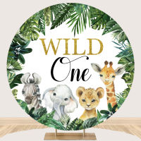Wild One Round Backdrop Kids Birthday Party Circle Background Banner Arch Stand Props Photostudio Decor Child Baby Photocall