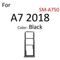 ที่ยึดถาดอ่านซ็อกเก็ตสำหรับ Samsung Galaxy A7 A5 A3 2018 2017 A750 A720อะแดปเตอร์เชื่อมต่อภาชนะ