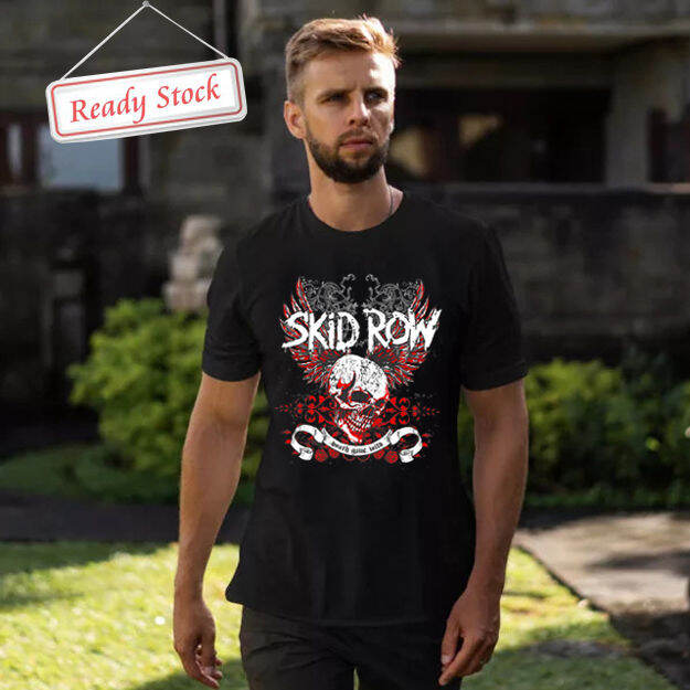 Kaos Skid Row Skull Band Logo | Lazada Indonesia