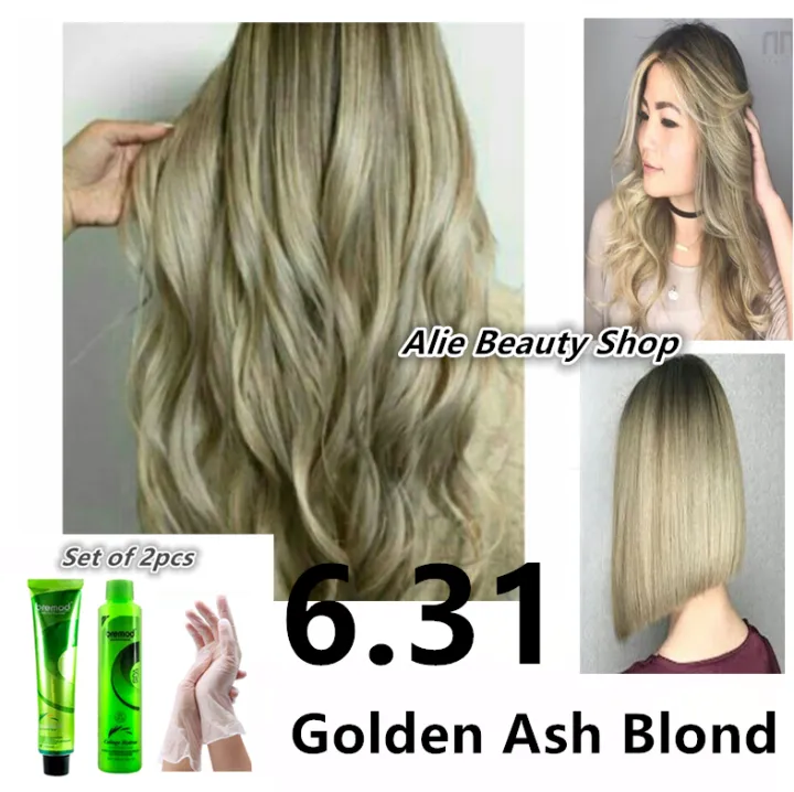 Bremod Hair Color - 6.31 Golden Ash Blond with Oxidant | Lazada PH