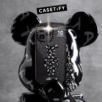 [Free Shipping] Casetifyเคสโทรศัพท์มือถือกระจก ลายโลโก้ Bearbrick สําหรับ iPhone 7 8 Plus X XS XR 11 12 13 14 Mini Pro Max SE 2020