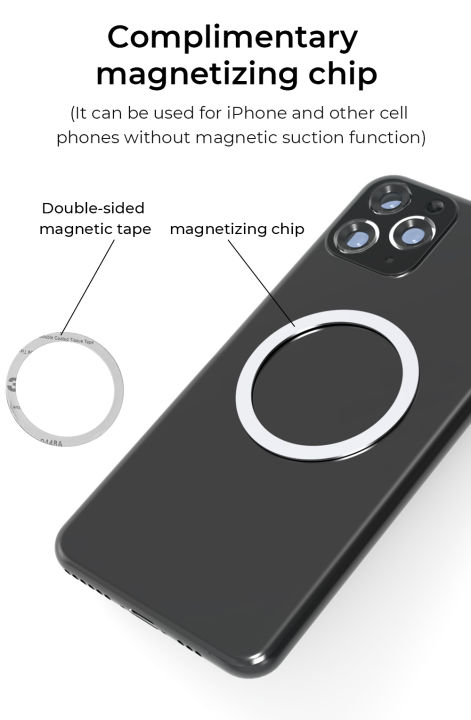 ที่ใส่แลปท็อปโทรศัพท์ระบบแม่เหล็กสำหรับจอคอมพิวเตอร์เคส-magsafe-ซีรีส์14-13-12ที่ยืดมือถือบางและพับได้สามารถใส่ได้กับ-iphone
