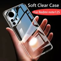 เคสสำหรับ Xiaomi Redmi Note12S Note12 12 S Note 12 S เคสโทรศัพท์ป้องกันการตกซิลิโคนใสแฟชั่นฝาหลังปกป้องกันกระแทกแบบใสจากการตก