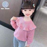 Dreamer    Gir Sweater New Korean Version Long-Sleeved T-Shirt Baby Foreign Style Pullover Children S Fashion Top