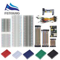 【cw】 MB-102 MB102 Breadboard 400 830 Solderless PCB Bread Board Test Develop Dupont line for arduino laboratory SYB-830