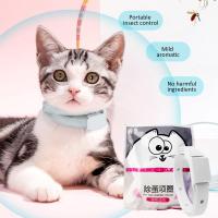 ZZOOI 1PC Cat Dog Fleas Ticks Prevention Collar Rubber  Adjustable Waterproof Good Efficacy Repellent Insect Collar Random Color