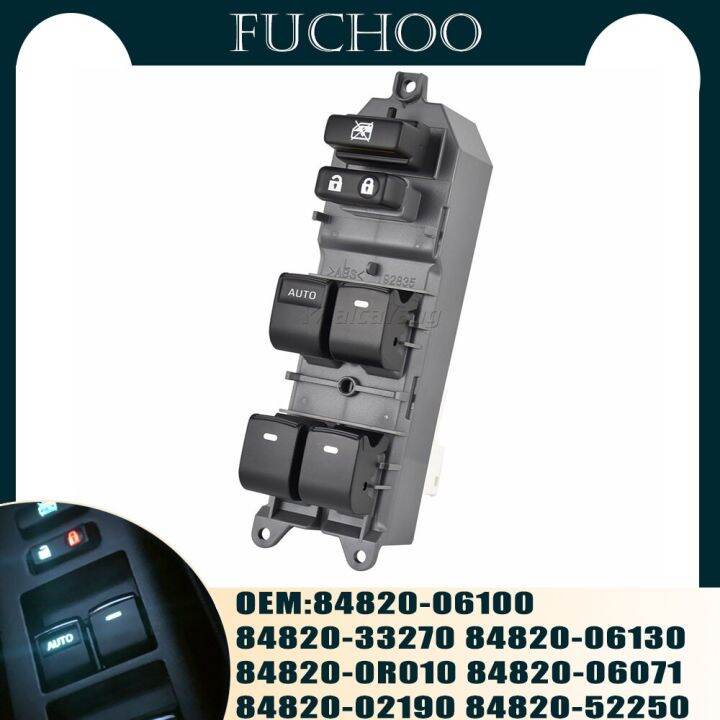 Left Driving Backlight Lighted LED Power Single Window Switch For