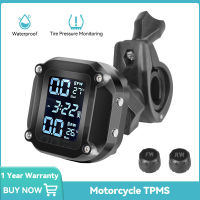 TPMS Motorcycle Tire Pressure Sensors Motor TMPS Tire Pressure Monitoring System 2 Wheel Tyre External Sensor for Motorbike