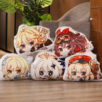 Project Genshin Impact Anime Plushie Pillow Sofa Cushion PaimonAmberLumineKeqingKleeBarbara Cartoon Manga Stuffed Plush Toy