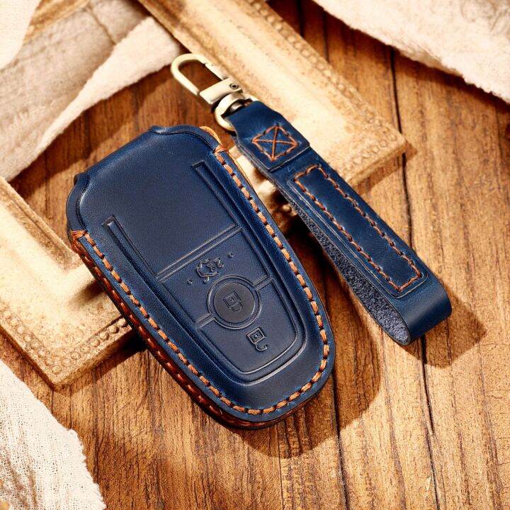 car-key-pouch-leather-case-cover-fob-holder-keyring-shell-for-ford-2017-mondeo-mustang-raptor-f150-fusion-edge-expedition-l69