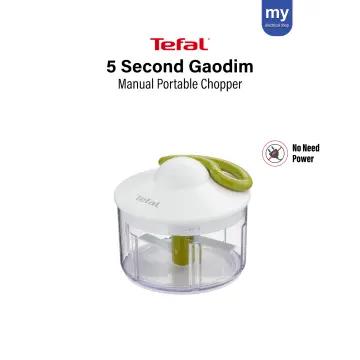 Tefal 5 Manual Chopper 500ml (White & Green)