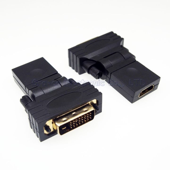 2pcs-lot-dvi-to-hdmi-adapter-dvi24-1-male-to-hdmi-female-360-degree-rotation-hd-connector