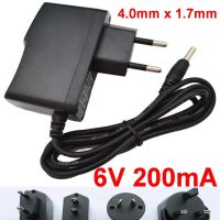 600mA 400mA 300mA 200mA 1ชิ้น6V 700mA 800mA แปลงไฟ AC 100V-240V ตัวแปลงพลังงานสลับ DC 4.0มม. X 1.7มม. EU UK AU