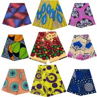 Ankara African Prints Patchwork Textile Fabric 100 Polyester Real Wax Sewing Dress DIY Craft Design Tissu Africa Nigerian Pagne