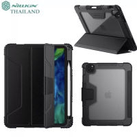 02.Nillkin เคสกันกระแทก สำหรับ iPad 10 2022 Gen10 Pro 11 2021/2020/2022 Air 4 10.9/gen8 10.2 gen7/8/9 Air5 10.9 Air3 10.5 /PRO 9.7 2016 2017 2018 GEN6 9.7 เคสสำหรับไอแพดใส่ปากกาได้