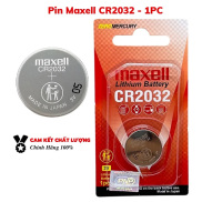 Pin chính hãng Maxell CR2032 Lithium 3V - Made In Japan vỉ 1 viên cao cấp