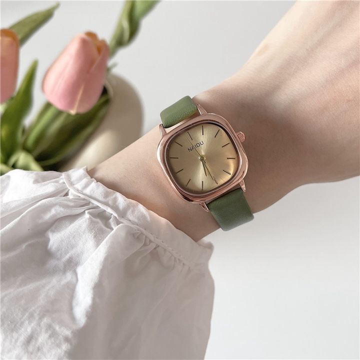 นาฬิกาข้อมือนาฬิกาข้อมือผู้ชาย-cielo-สำหรับผู้หญิงพร้อมกล่องนาฬิกาสแตนเลสหนังคลาสสิกแบบดั้งเดิม