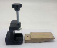 Table Vise Clip Clamp Set for Jewelry Tool Metal Bench with Wood Plank Nice for Saw Blade Cutting