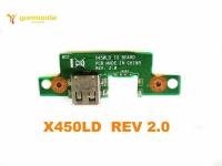 【☄New Arrival☄】 yumi19 สำหรับ Asus X450ld Usb Board X450ld บอร์ด Io Rev 2.0ผ่านการทดสอบดี