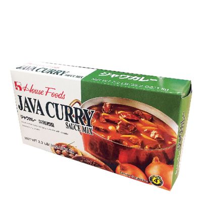 สินค้ามาใหม่! เฮ้าส์ จาวา เคอร์รี่ เครื่องแกงกะหรี่ เผ็ดกลาง 1 กก. House Foods Java Curry Sauce Mix Medium Hot 1 kg ล็อตใหม่มาล่าสุด สินค้าสด มีเก็บเงินปลายทาง