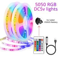 Halloween LED Strip Lights RGB Infrared Control Color Change with 24Keys Remote SMD5050 for Room Decoration led tv usb Backlight LED Strip Lighting