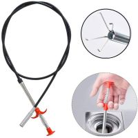 ☏✚ 60/90cm Hair Drain Clog Remover Tool Bendable Hose Grabber Claw PickUp Reacher Flexible Cleaner for Sink Tube Toilet