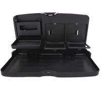 Foldable Car Food Tray Holder Multi-Functional Portable Car Backseat Tray Desk Eating Organizer Backseat Food Holder Desk