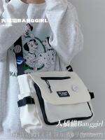 hot【DT】卐  Preppy Large-capacity Crossbody Patchwork Big Shoulder Woman Messenger