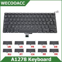 New Replacement Keyboard For Macbook Pro 13 A1278 Keyboard UK US RU DE PT CH SE HU NO DK KR Layout 2009 2010 2011 2012 Year