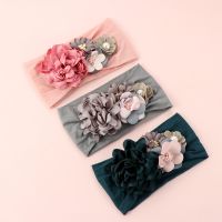 【CW】 Toddler Kid Baby Bow Hairband Elastic Headband Stretch Turban Wrap Hair Accessories