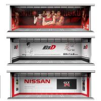 ไฟ LED 1/64จอดรถโรงรถประกอบฉาก Diorama Display Gulf Advan ของเล่นสำหรับเด็ก