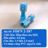 Đầu cos ghim dẹp đực+cái bọc phủ nhựa fdfn+mdfn 50cái đầu cosse nối dây - ảnh sản phẩm 7