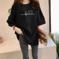 [AMYGO] 2023 Plus Size T Shirt Big Size Loose Tshirt Women Baju Perempuan Wanita Murah Clothes Tshirt Woman Tops Girls Student Korean Style Ladies Kurung Moden 宽松T恤女裝上衣女生短袖衣服