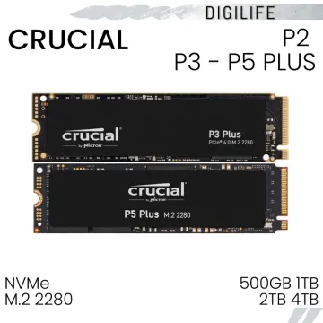 Crucial P2 500GB vs Crucial P3 Plus 500GB: What is the difference?